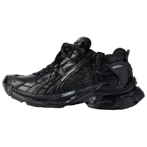 Under Armour x Balenciaga Runner Low top Chunky Sneakers Women's Black
