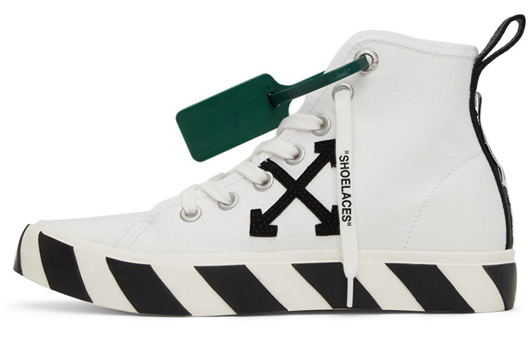 OFF-WHITE Vulcanized mid-top sneakers