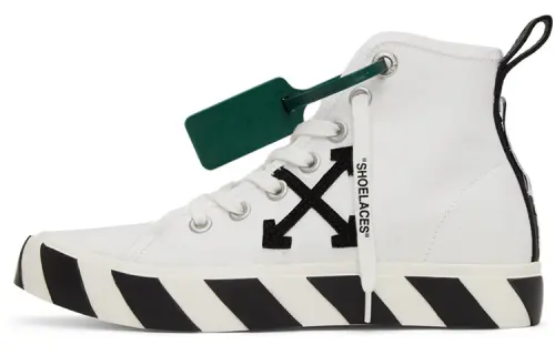 OFF-WHITE Vulcanized mid-top sneakers