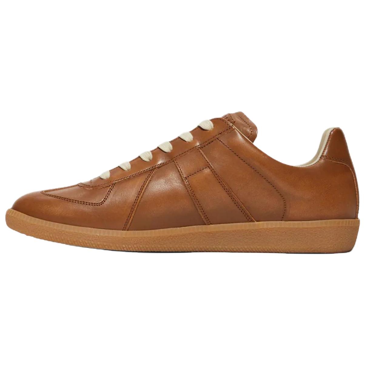 Женские кеды Maison Margiela Replica (коричневые)
