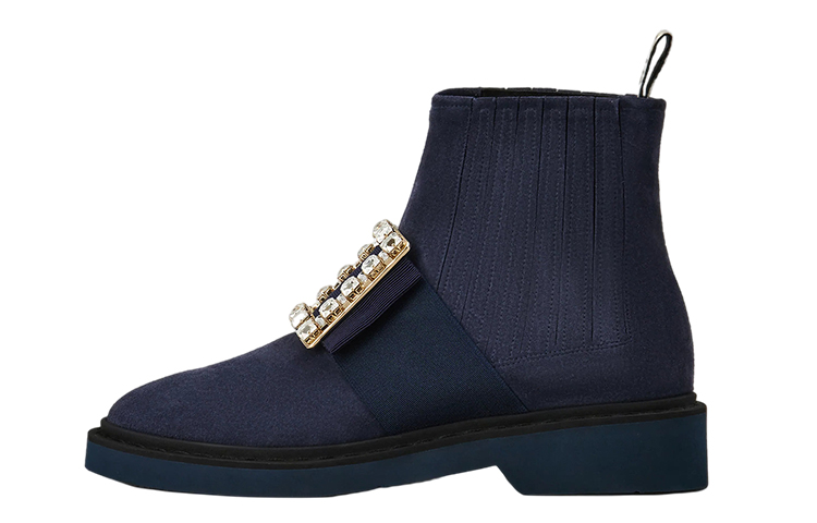 Roger Vivier Viv' Rangers Ankle Boots Women's Blue
