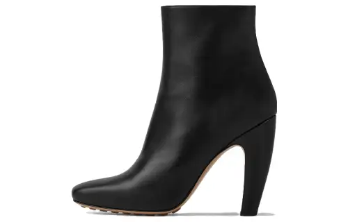 Bottega Veneta Canalazzo Ankle Boots 10cm Women's Black