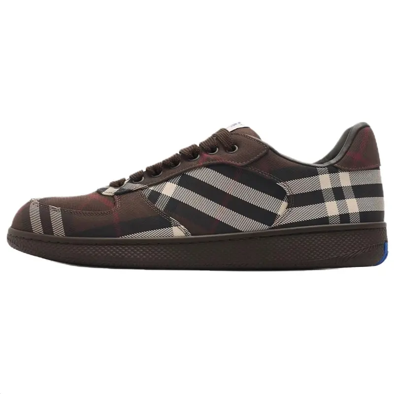 Burberry Terrace Low top Skateboard Shoes Men's Russet
