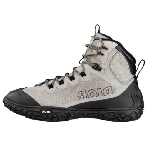 DIOR Diorizon Mesh Ankle Length Outdoor Boots Men's Black Gray