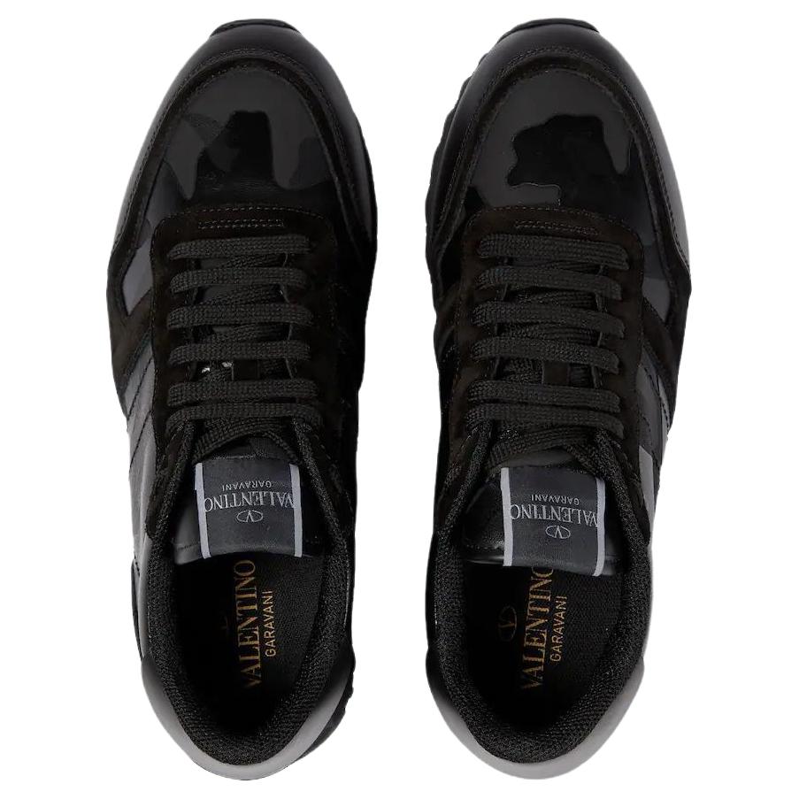Мужские кроссовки Valentino GARAVANI CAMOUFLAGE NOIR ROCKRUNNER (черный) — фото 4