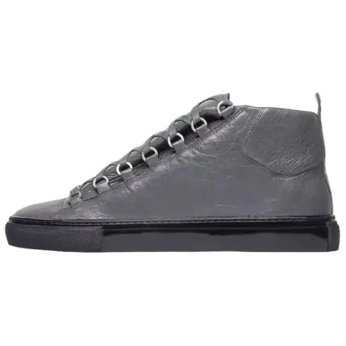 Balenciaga Arena Mid top Skateboard Shoes Men's Gray