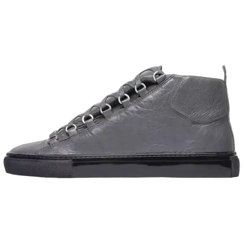 Balenciaga Arena Mid top Skateboard Shoes Men's Gray
