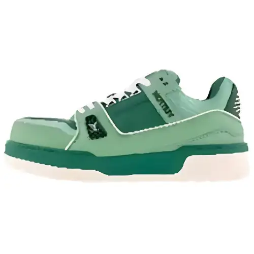 LOUIS VUITTON Trainer Maxi Low top Skateboard Shoes Women's Green