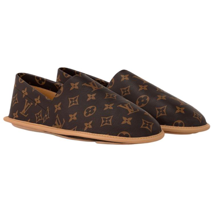 Мужские туфли Louis Vuitton Traveller (коричневые) — фото 3