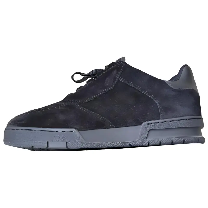 LOUIS VUITTON Trainer Low top Casual Shoes Men's Black