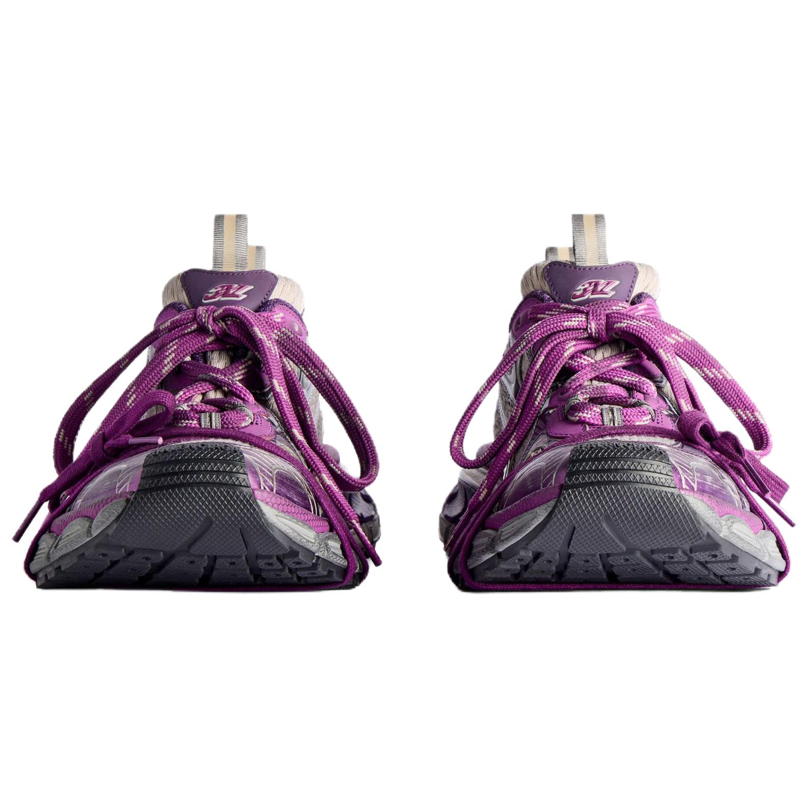 Balenciaga 3XL Mesh Low top Chunky Sneakers Women's Purple