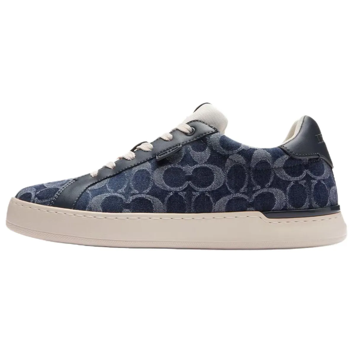 COACH Lowline Leather Low top Skateboard Shoes Men's Blue