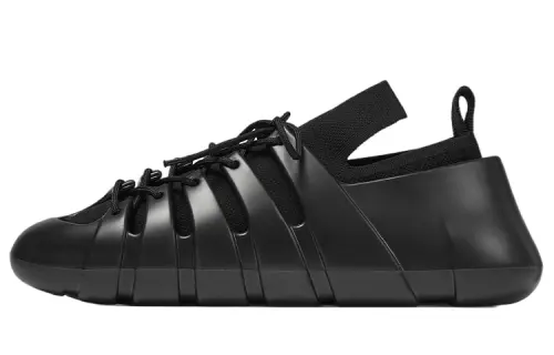 Bottega Veneta Trail Fabric Low top Casual Shoes Men's Black