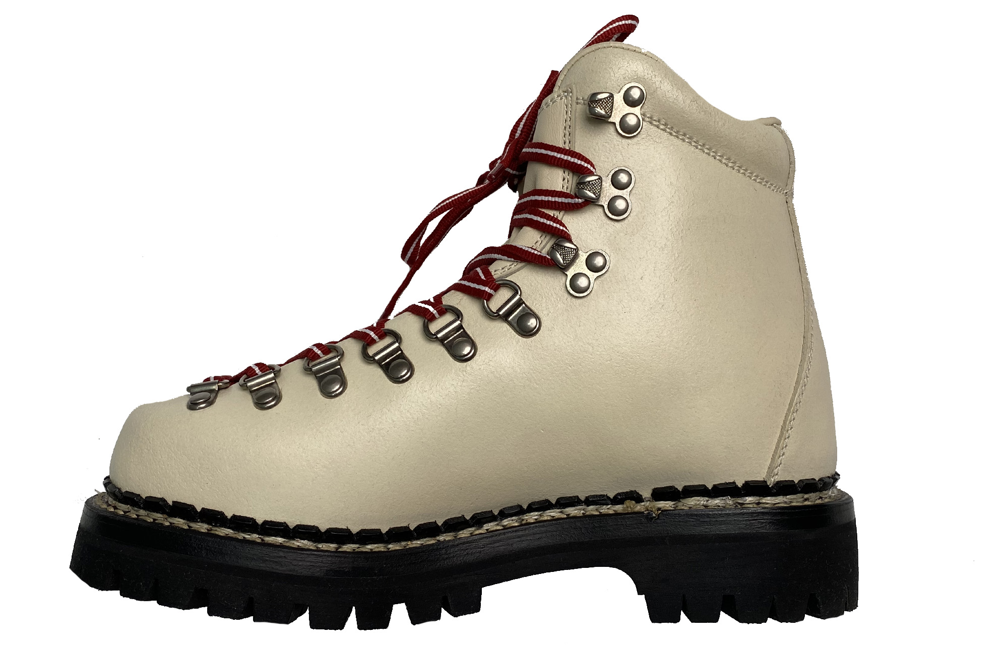 THE NORTH FACE x GUCCI leather retro lace short Martin boots men's white