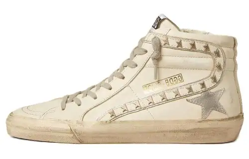 Golden Goose Slide High-top Leather Sneakers
