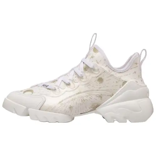 DIOR D Connect Low top Casual Shoes Women's White