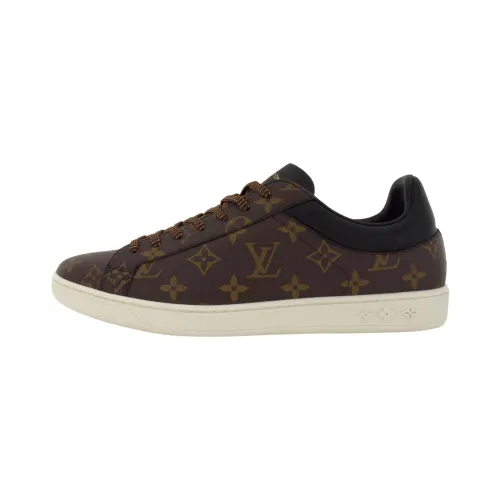 LOUIS VUITTON Luxembourg Sneakers 'Brown Logo Monogram'