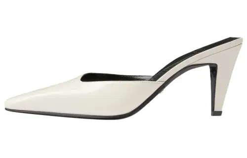 GUCCI Closed Toe Slippers Women's White