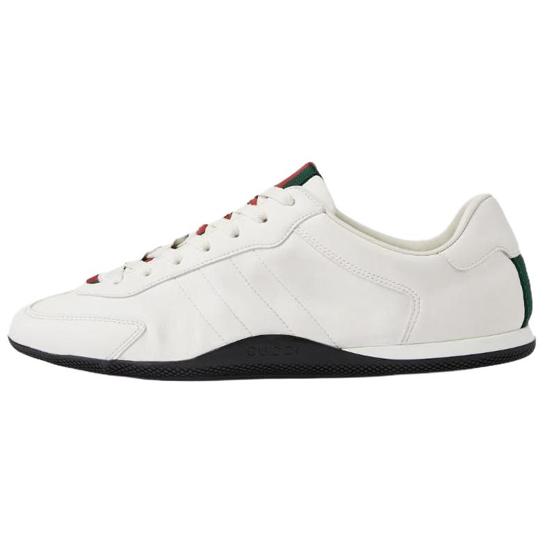 Мужские кеды Gucci Shift Leather Low (белые)