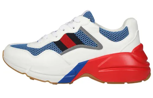 Gucci Rhyton 'White Blue Red Reflective'