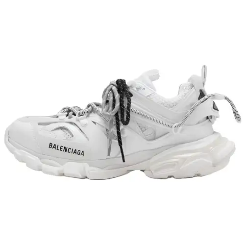 Balenciaga Track Trail Laces Low top Chunky Sneakers Men's White