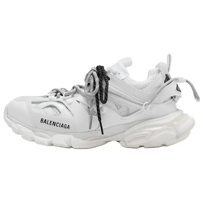 Balenciaga Track Trail Laces Low top Chunky Sneakers Men's White