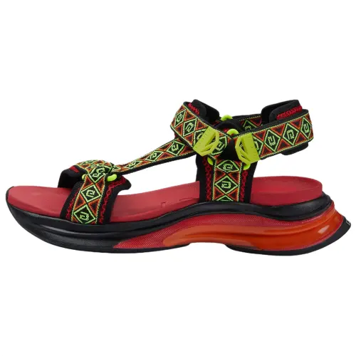 GUCCI RUN Beach Sandals Men's Red