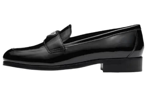 PRADA Patent Leather Loafers 'Black' Women's