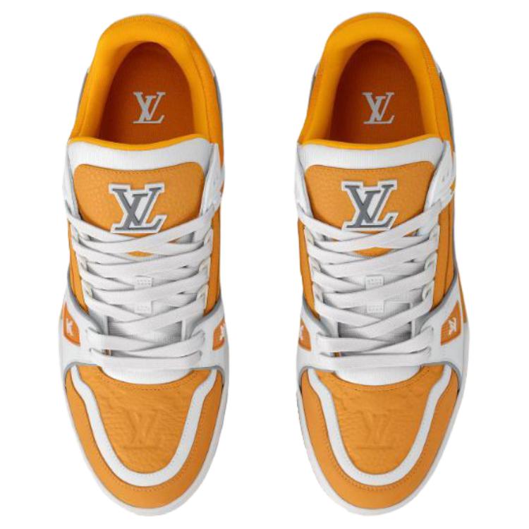 Мужские кеды Louis Vuitton Trainer (желтые) — фото 3