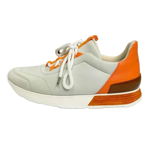 HERMES Low top Casual Shoes Men's Gray