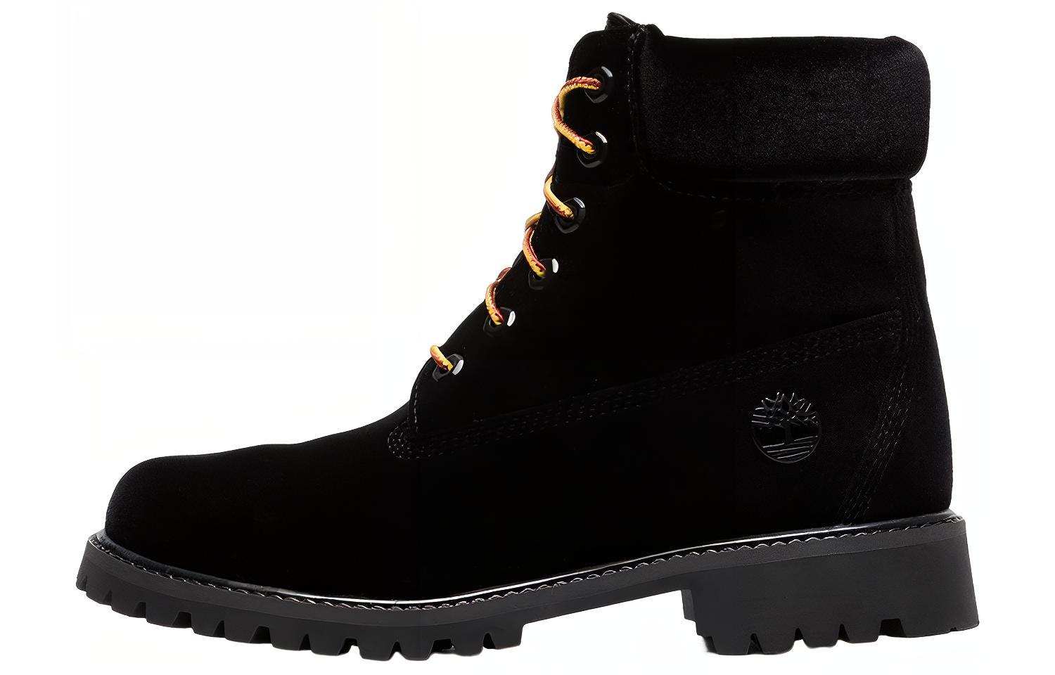 Женские ботинки OFF-WHITE Мартинсы (черные)