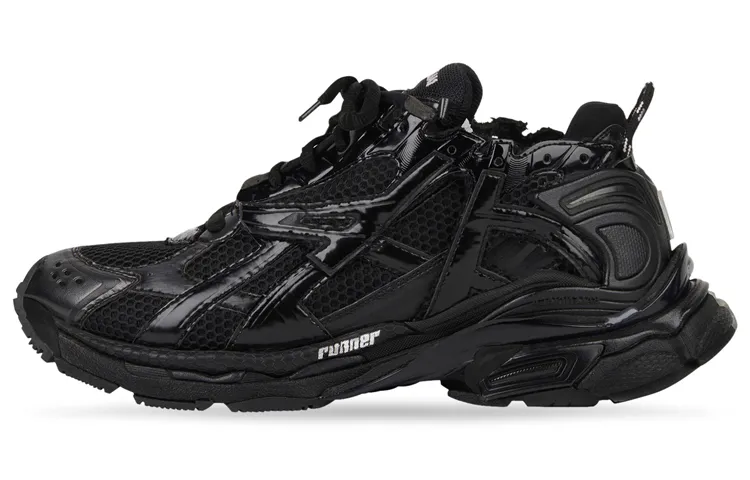 Balenciaga Runner Sneakers 'Black Mesh And Nylon'