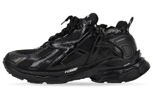 Balenciaga Runner Sneakers 'Black Mesh And Nylon'