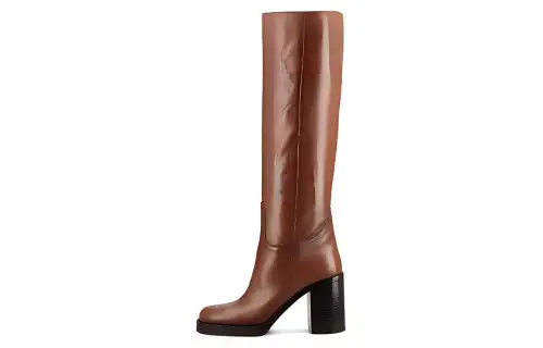PRADA Knee high Boots Women's Umber