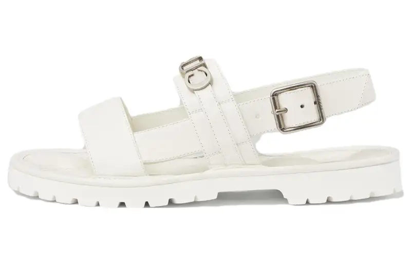 Gucci Logo Sandal 'White'
