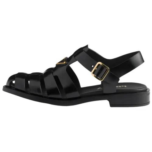 PRADA Fisherman Roman Sandals Women's Black