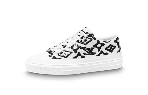 LOUIS VUITTON Stellar Low top Casual Skate Shoes Women's Black White