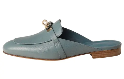 HERMES Oz Mules Women's Pine Forest Blue