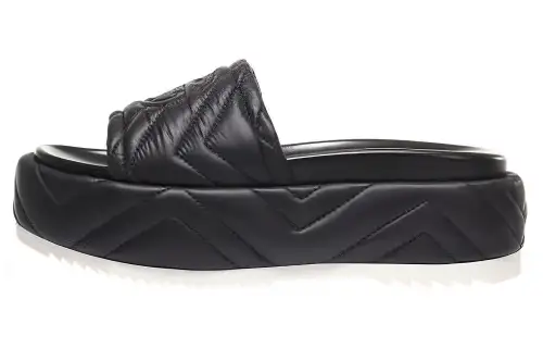 Gucci Wmns Angels Platform Sandal 'Black' Women's