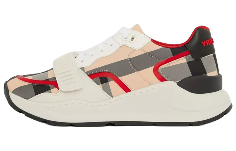 Burberry Ramsey Sneaker Beige Red Black Women's