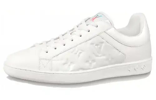 LOUIS VUITTON Luxembourg Sneakers 'White Monogram With Colorful Logo'
