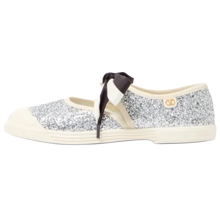 Valentino BAY By BAY Platform Mary Jane Shoes Women's Silver