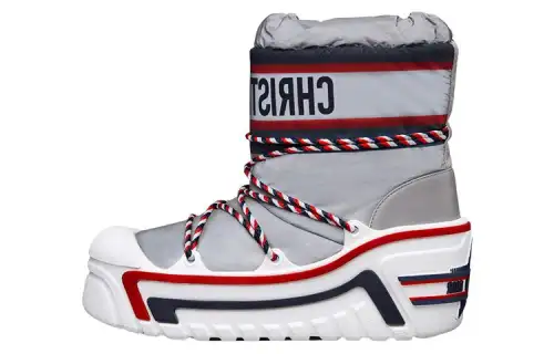 DIOR Women's DIORAlps Snow Boot 'Silver Tone Reflective'