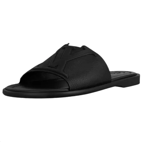LOUIS VUITTON Slide Slippers Men's Black