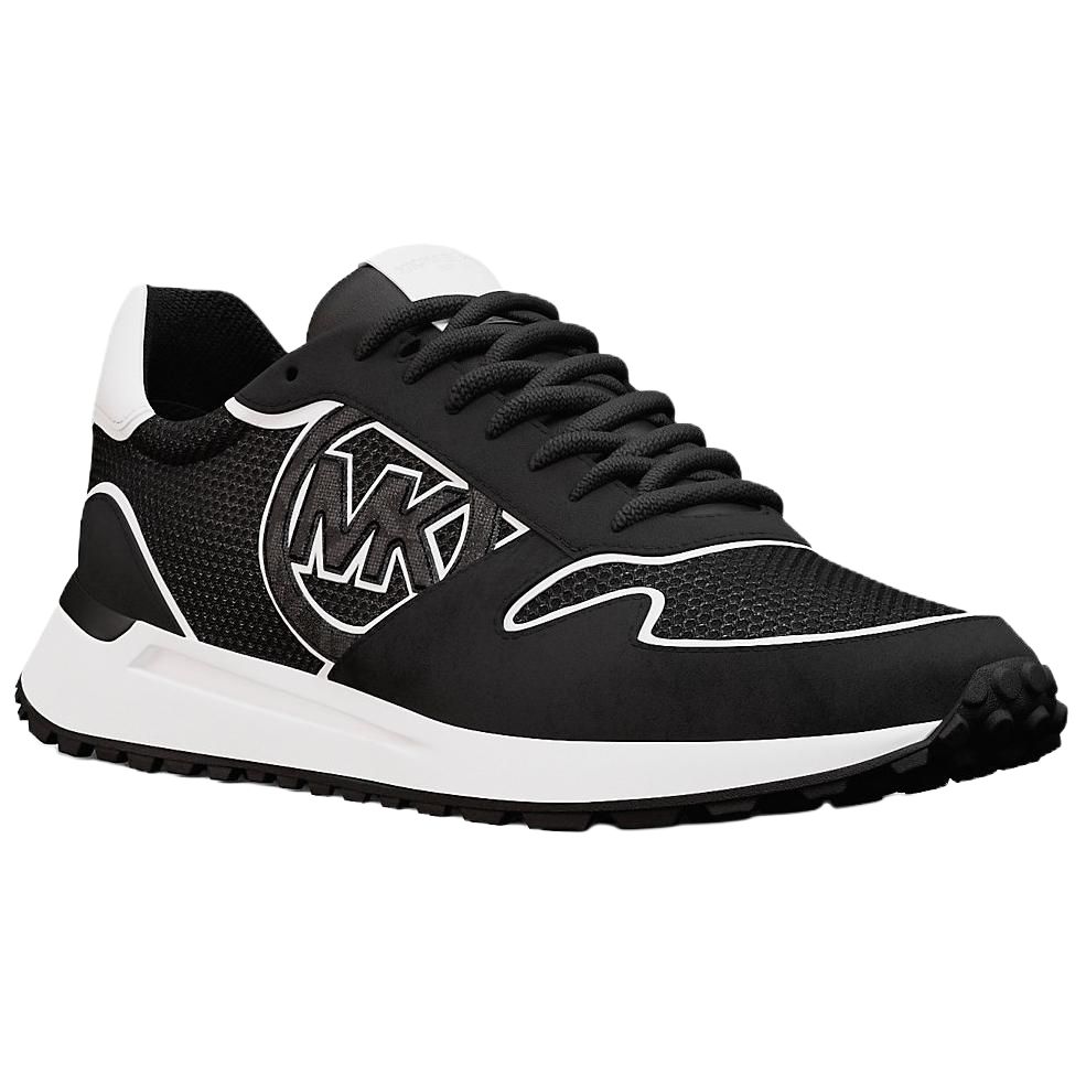 Мужские кроссовки MICHAEL KORS Dax Mixed-Media Trainer (черные) — фото 4