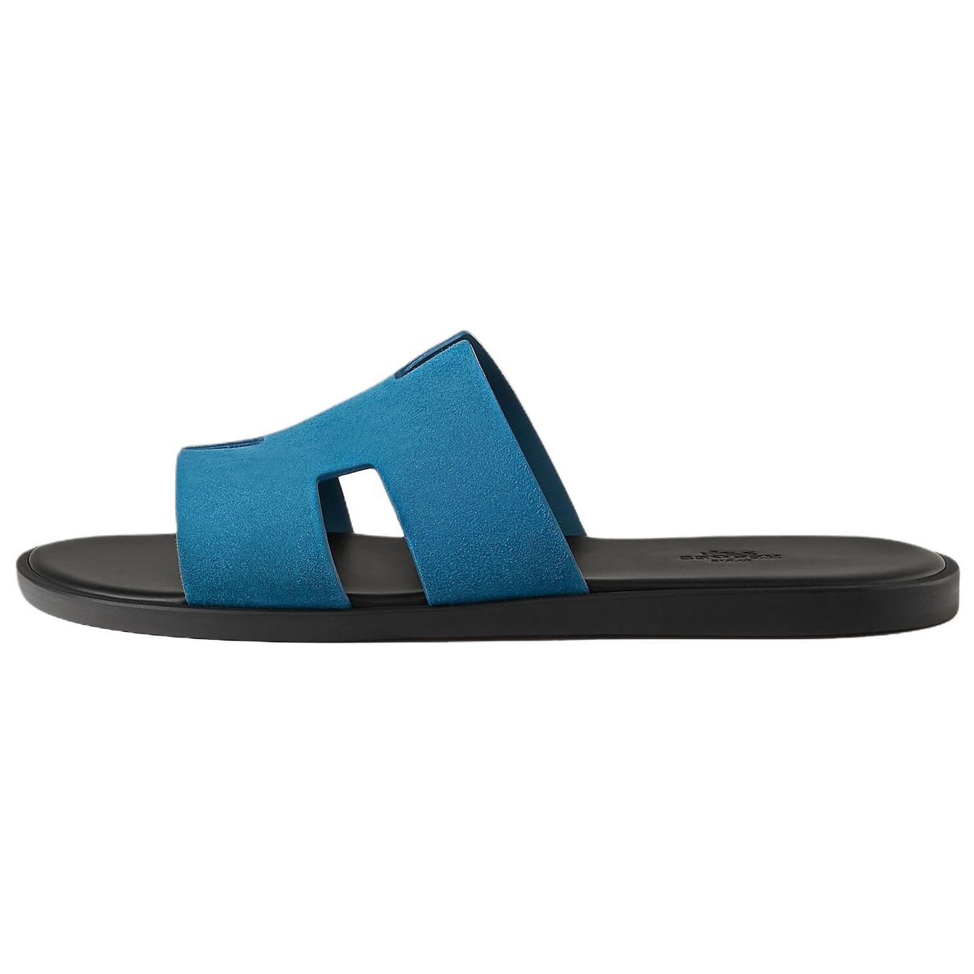 HERMES Izmir Slide Slippers 1.4cm Men's Blue