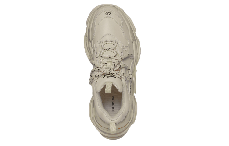 Balenciaga Triple S Low top Chunky Sneakers Women's Beige