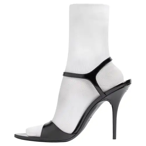 Balenciaga Avenue Sock Heeled Sandals Women's