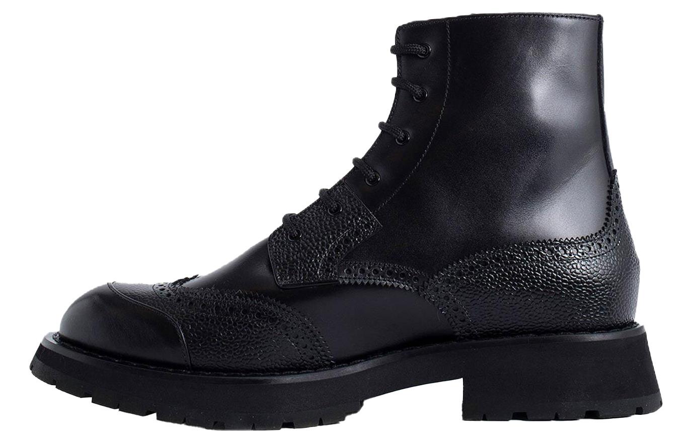 Мужские ботинки Alexander McQueen (черные)