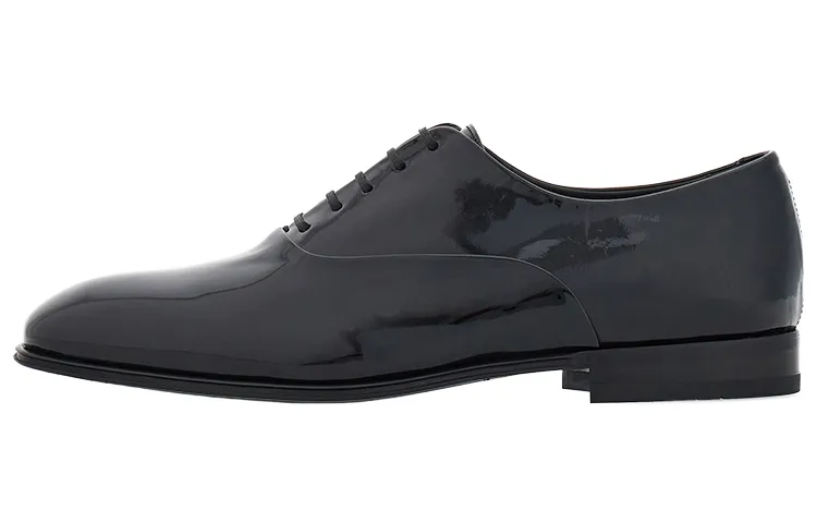 FERRAGAMO Patent-finish Oxford Shoes